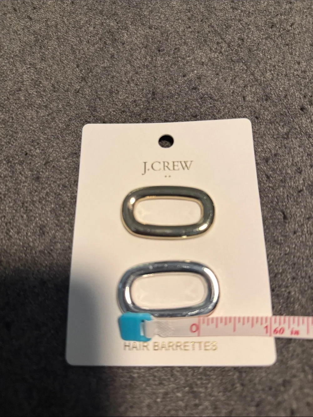 J. Crew hair barrettes, NWT